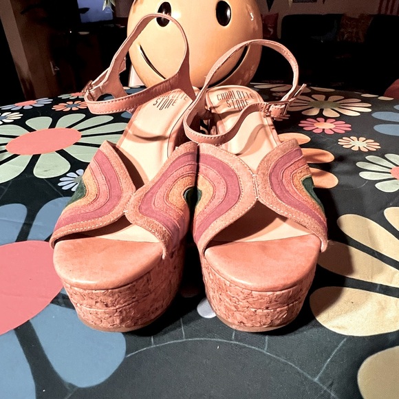 Charlotte Stone Shoes - CHARLOTTE STONE Platform Shoes in EUC